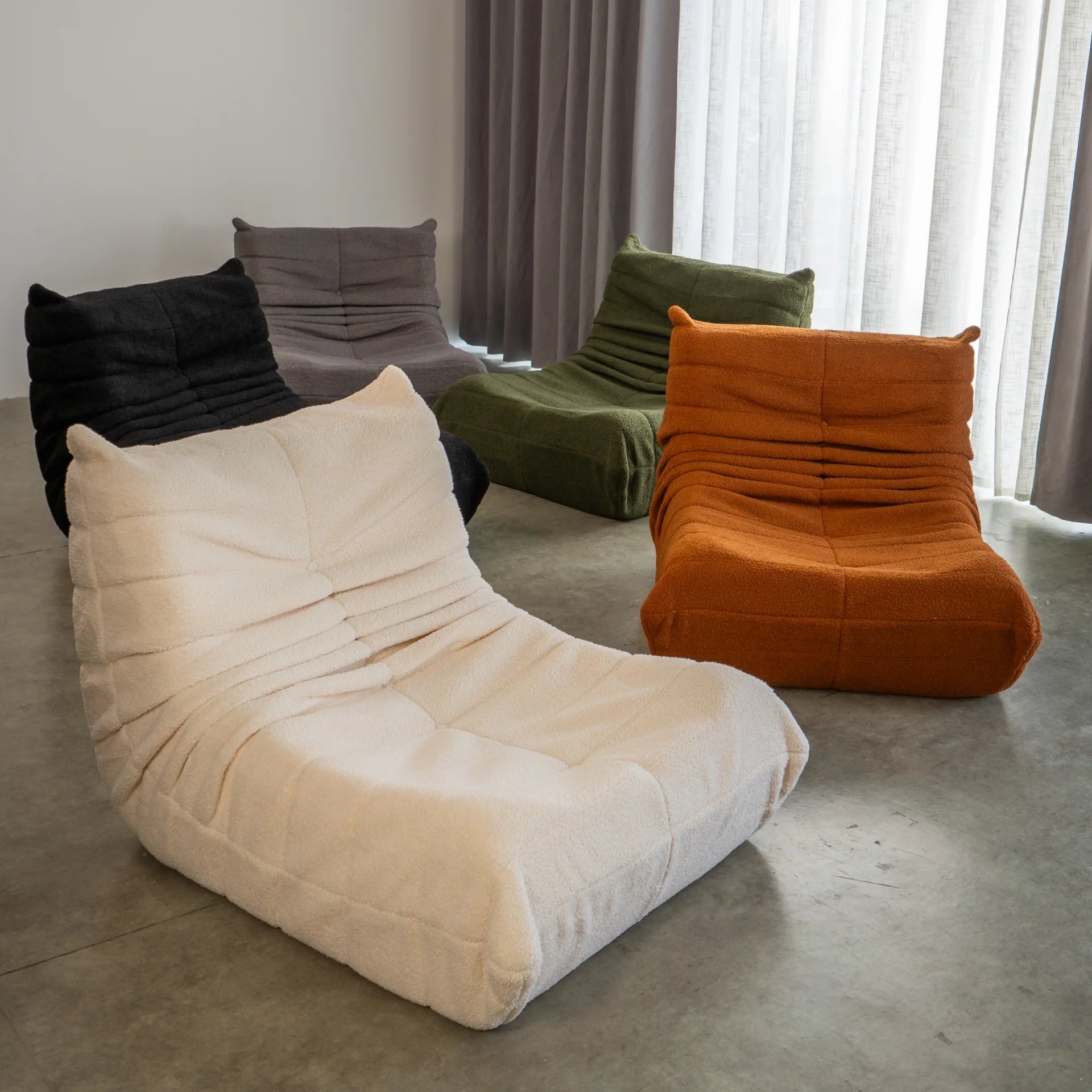 <tc>The growing sofa</tc> 1973 1 zitplaats in Boucle - Grijs