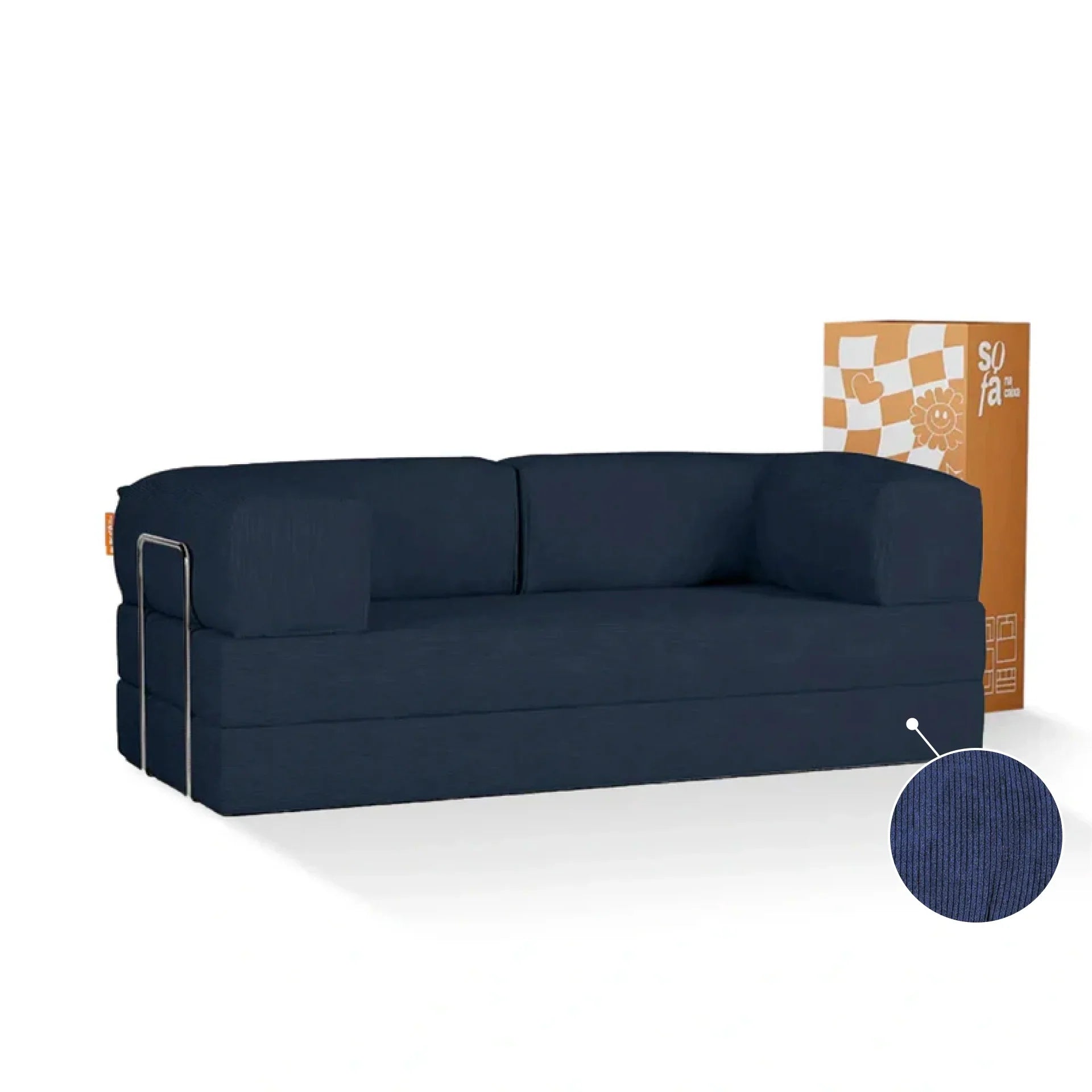 <tc>The Growing sofa</tc> Bloom Slaapbank Corduroy - Blauw