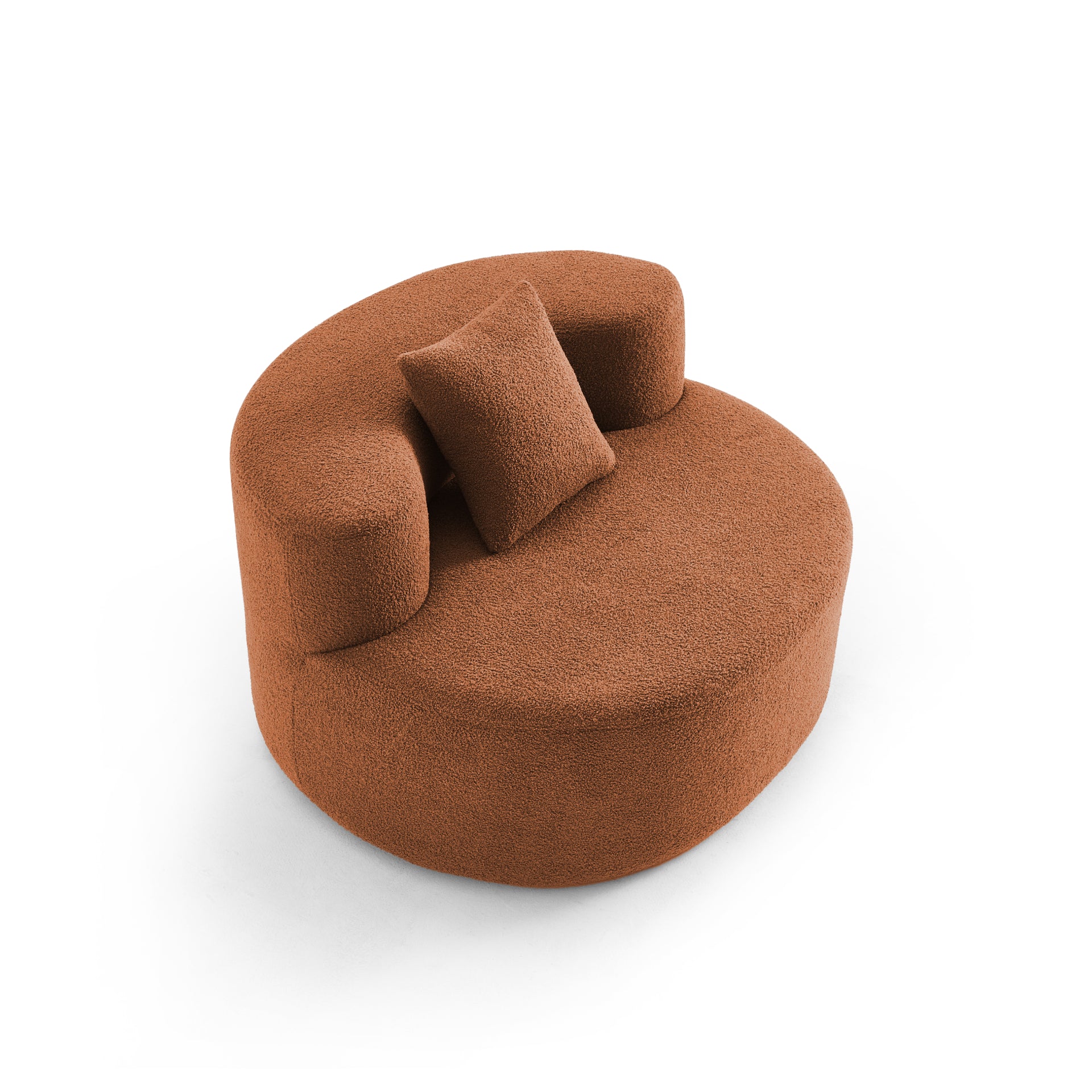 <tc>The growing sofa</tc> Dunne Chair in Boucle – Orange